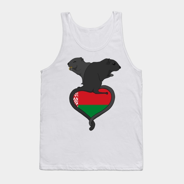 Gerbil Belarus (dark) Tank Top by RampArt